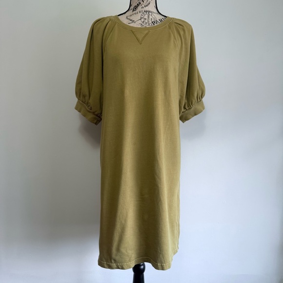🎄 5/$25 Universal Thread Olive Green Midi Dress Size Large - Picture 2 of 7
